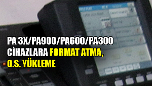 PA 3X PA900 PA600 PA300 CİHAZLARA FORMAT ATMA, O.S. YÜKLEME