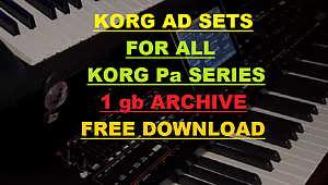 KORG AD SET FOR ALL PA SERIES FREE DOWNLOAD (Romanian and All World)