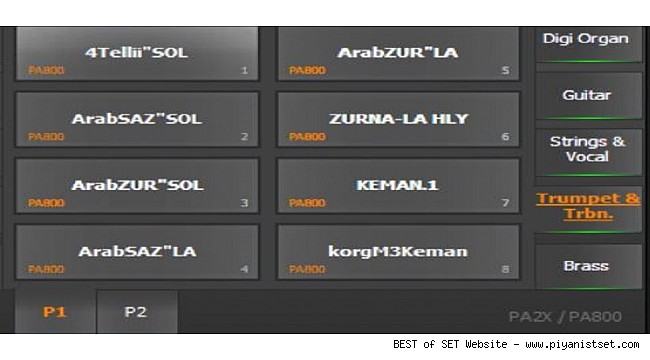 Pa2x-Pa800 Kadir Demir Seçme Doğu SET (256 mb) v.2019 - Bedava İndir- Free Download