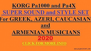Pa4X-Pa700- Pa1000  SUPER STYLE - SOUND SET (GREEK-ARMENIAN-KAVKAZ (Caucasian)-AZERI)