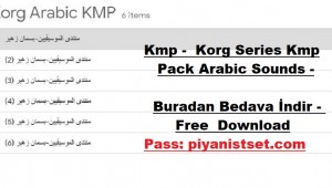 Korg Kmp - Series Kmp Pack Arabic Sounds - Buradan Bedava İndir - Free Download Here