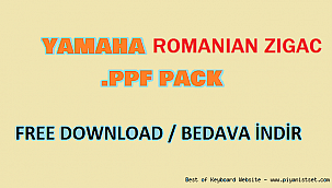 Yamaha Pack Zigac Romanian .PPF Pack  - Buradan İndir - Free Download