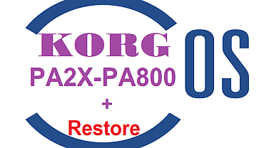 KORG Pa2X O.S. RESTORE FILES v2.0.1 (ve Dtl 16 DK O.S)