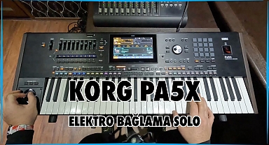 Korg Pa5x Elektro Bağlama Solo Demo
